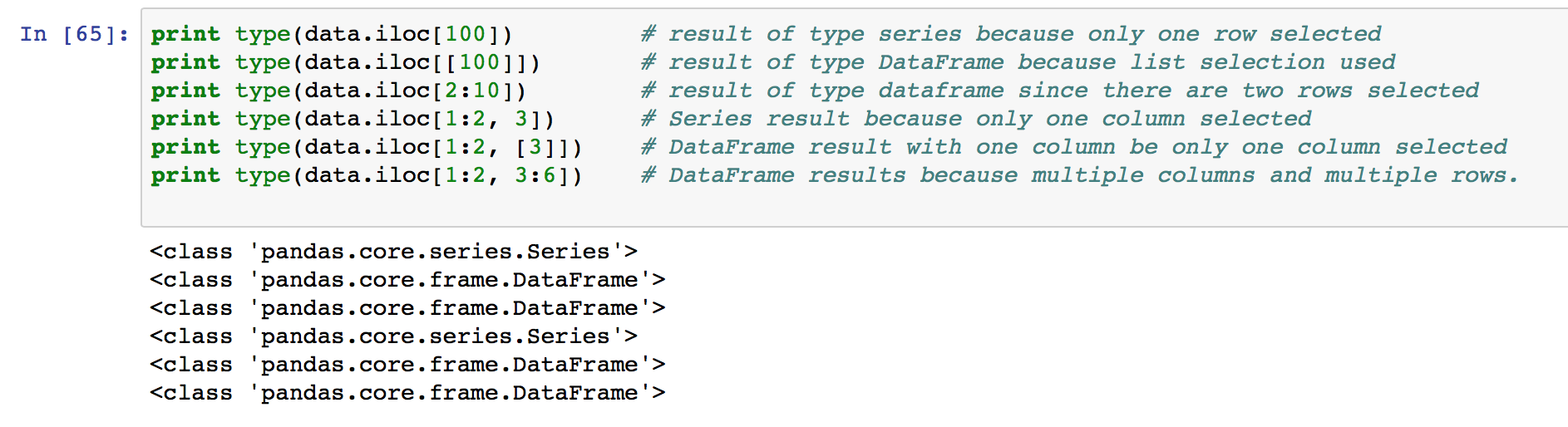 iloc, loc, and ix for data selection in Python Pandas | Shane Lynn